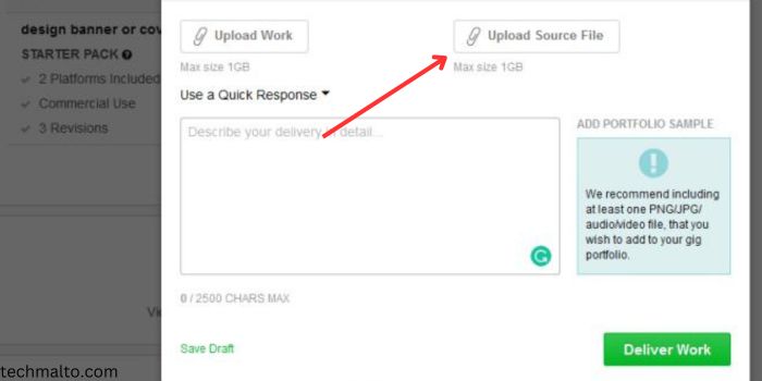How to Send Source File on Fiverr to a Customer